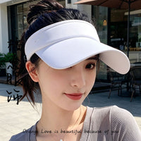 Unisex Golf Tennis Visor Sun Hat for Running and Outdoor Sports, Ice Silk Sun Protection