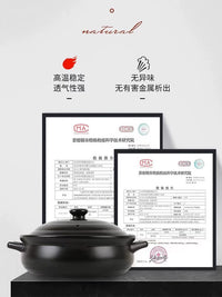 Large Capacity Ceramic Clay Pot for Hot Pot and Stews, Commercial Grade