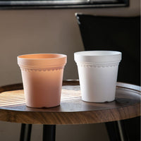 Thickened Desktop Imitation Terracotta Pot Simple Plastic Flower Pot for Home Gardening Succulents and Green Plants