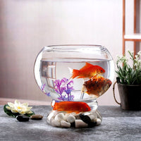 Glass Spherical Fish Tank for Home Hydroponics and Ecological Landscaping