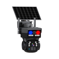V380pro Solar Powered Outdoor Security Camera HD Night Vision Waterproof Low Power Consumption