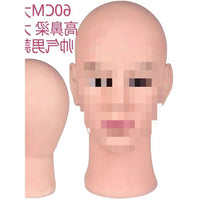 Mannequin Head for Eyelash Extension and Makeup Practice, Silicone Training Head