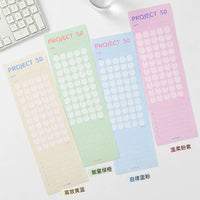 Project50 Self-Discipline Habit Tracker Planner with Countdown Calendar and DIY Wall Decor