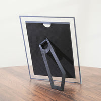 Clear Glass Photo Frame with Stand for Tabletop Display, A4, 5, 6, 7, 8 Inch Certificate Picture Frame