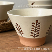 Japanese Style Rice Bowl Individual Serving High Footed or Conical Hat Bowl