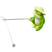 Resin Frog Garden Statues for Outdoor Patio Pond Decor
