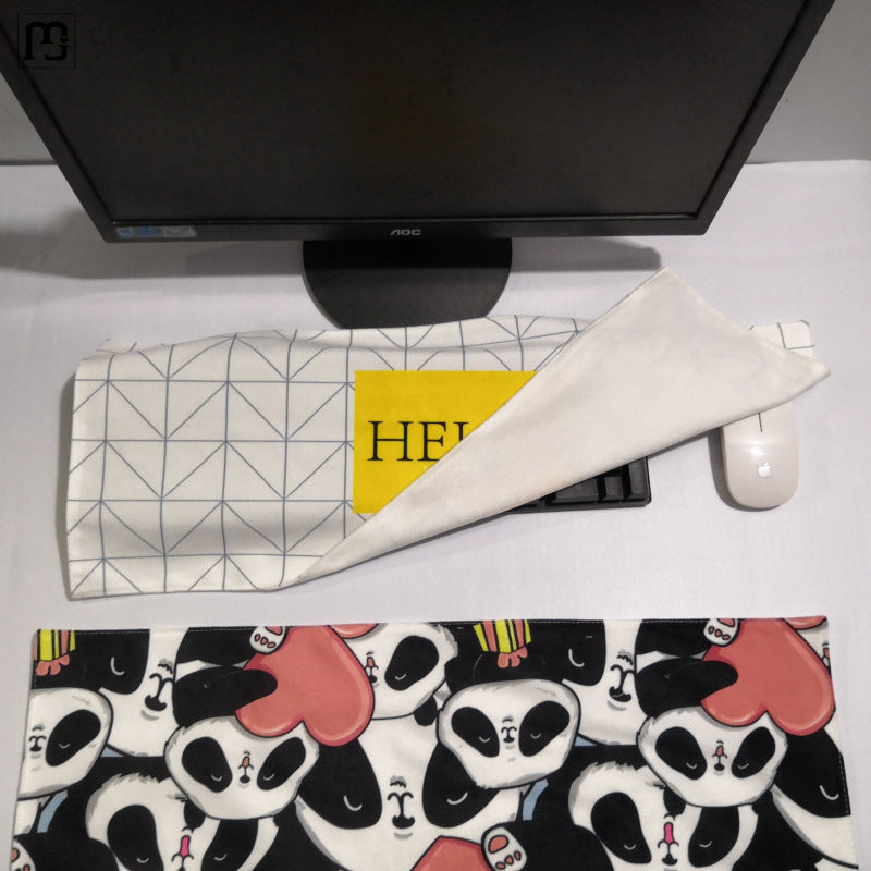 Keyboard Dust Cover European Style Universal Office Home Computer Dust Cloth Mechanical Mouse Protection
