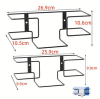 Wall-Mounted Glove Holder, Durable Metal Storage Rack for Multiple Scenarios