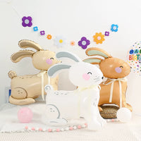 Mid-Autumn Festival Rabbit Balloon for Baby's 1st Birthday Party Decoration