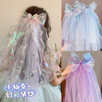 Girls' Princess Crown Veil Headpiece for Birthday Parties and Photo Shoots