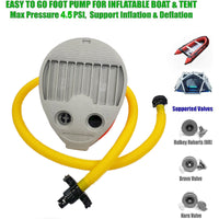 Foot-Operated Surfboard Propulsion Pump for Stand-Up Paddleboards