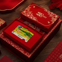 Wedding Dowry Gift Card Box Engagement Bank Card Display Ornament Cash Gift Box Betrothal Money Red Packet Envelope