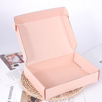 Colored Extra Hard Small Express Box for Clothes Socks Underwear Packaging - Three-Layer Double-Sided Airplane Box Paper Box