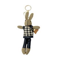 Cute INS Cartoon Rabbit Bear Doll Keychain for Bags, Accessories, and Decoration