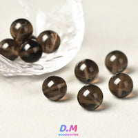 8A Grade Natural Ice Obsidian Loose Beads for DIY Jewelry Making