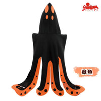 Ocean Theme Octopus Performance Costume Set for Kids, Stage Play Props, Kindergarten School Parent-Child Activity Outfit