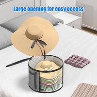 Foldable Storage Box for Toys and Sundries, Portable Dustproof Organizer