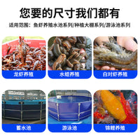Outdoor Canvas Bracket Fish Pond for Koi and Crayfish Breeding, Large Assembled Swimming Pool
