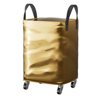 Large Capacity Waterproof Moving Storage Bag with Wheels for Quilts and Luggage, PP Material