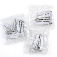 Plastic Expansion Wall Plugs with Self-Tapping Screws for Home and Office Mounting