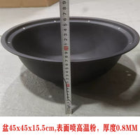 Magnesium Oxide Fire Pit Inner Bowl Charcoal Basin for BBQ Grill and Heating