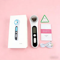 High-Frequency Hot & Cold EMS Microcurrent RF Facial Massager for Skin Tightening and Lifting