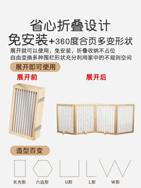 Pet Safety Gate for Stairs and Doorways - Drill-Free, Customizable Isolation Barrier for Dogs and Cats