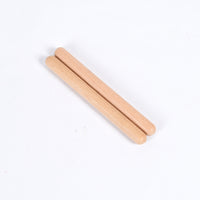 Rhythm Sticks Percussion Instrument for Kids, Orff Musical Education Tool, Early Learning Wooden Claves