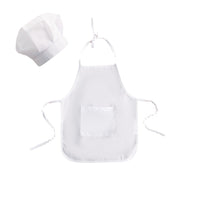 Kids' Chef Costume Set with Apron and Hat for Photography & Role Play
