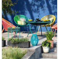 Outdoor Rattan Wicker Bistro Set Garden Patio Furniture