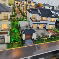 Customizable Villa and Rural House Architectural Model for Real Estate and Light Steel Structures
