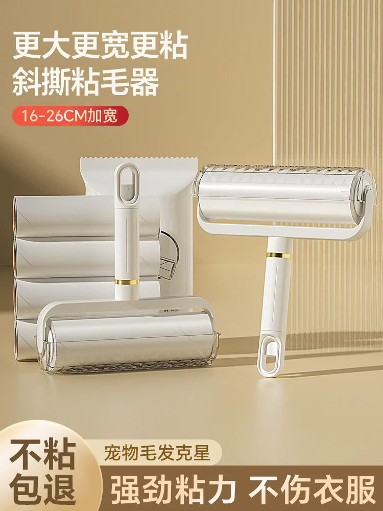 Lint Roller with Tear-Off Sheets for Pet Hair Removal, Clothing, and Furniture