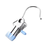 Multifunctional Stainless Steel Clothes Hanger Clips for Trousers and Home Storage, Strong Non-marking Grip