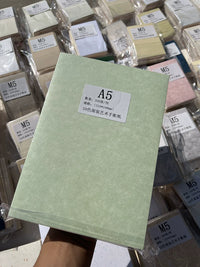 A7 Mixed Color Specialty Paper for Journals and Planners, Sand Dot, Herbal, Blank Parchment, Cloud Dragon Paper