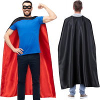 Reversible Halloween Hero Cape for Cosplay Costumes