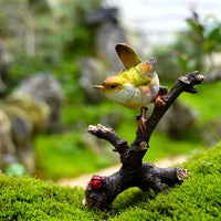 Creative Simulation Magpie Bird Ornament for Garden Bonsai Landscape Decoration