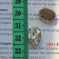 Clear Glass Sew-On Rhinestones for DIY Crafts, Clothing, Shoes, Bags, and Cosplay