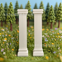 Miniature European Style Roman Column Dollhouse Architectural Model Pillars for Home Decor