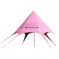 Hexagonal Outdoor Camping Tarp Tent Sunshade Rainproof Canopy for Activities and Campsites