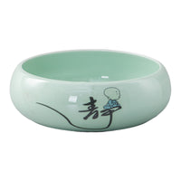 Large Ceramic Tea Wash Bowl for Kung Fu Tea Ceremony Accessories