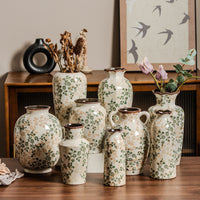 New Chinese Style Vintage Blue and White Porcelain Ceramic Vase for Hydroponic Floral Arrangements