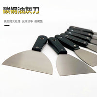Carbon Steel Putty Scraper with Plastic Handle for Cleaning and Painting