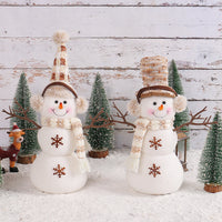 Christmas Snowman Figurine Desktop Decoration
