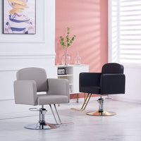 Professional Hydraulic Reclining Barber Chair for Salon Hair Styling and Cutting