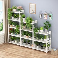 Multi-Tier Metal Plant Stand for Indoor Outdoor Balcony Garden