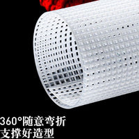 Plastic Mesh Canvas for DIY Bag Shaping and Craft Projects