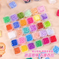 Wheat Youth Diary Deluxe DIY Material Kit with Three-Layer Storage Perler Beads Set