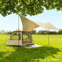 Automatic Pop-Up Camping Tent with UV Protection and Mosquito Net for Outdoor Picnic and Hiking