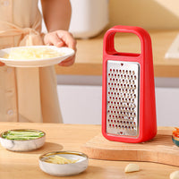 Multi-functional Rotary Cheese Grater and Vegetable Slicer with 3 Blades
