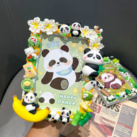 DIY Panda Photo Frame Kit for Kids - Cream Glue Handmade Craft Set